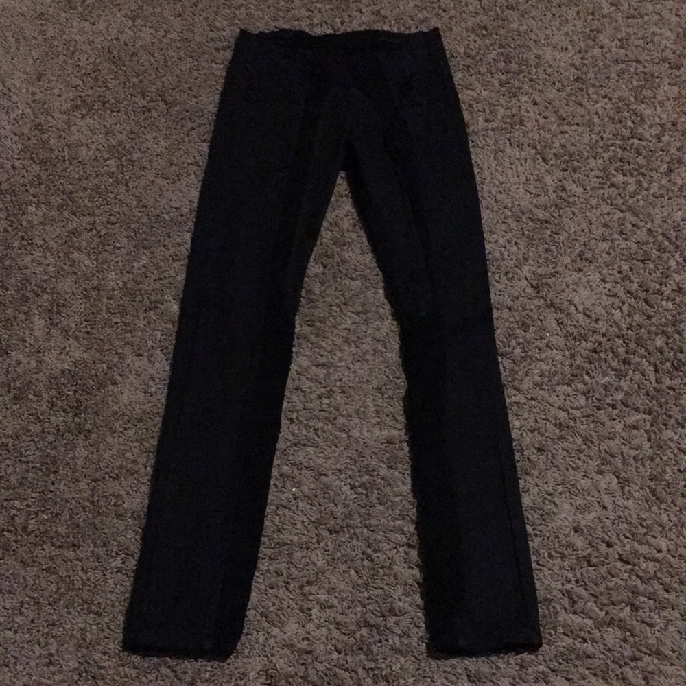 Helmut Lang Black Straight-Leg Pants - Picture 3 of 7